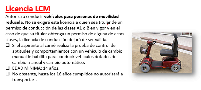 Licencia LCM 