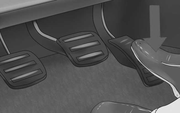 pedal acelerador automóvil