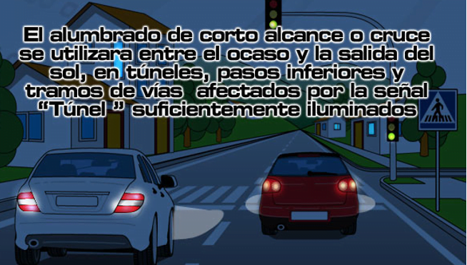 alumbrado de corto alcance