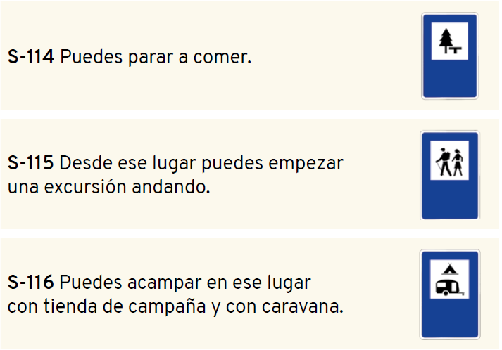 señal de ruta senderista