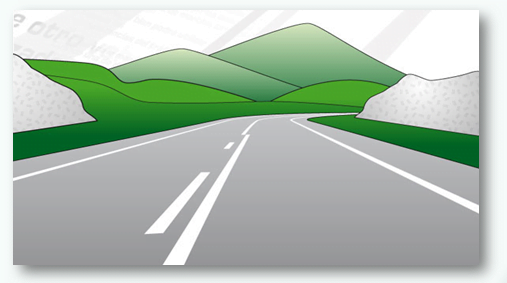 curva de visibilidad reducida