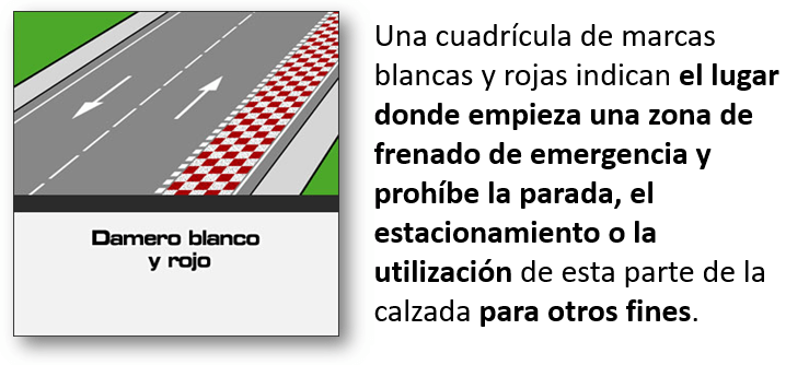 Damero blanco y rojo 