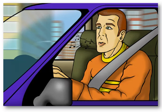 distracciones en la conducción