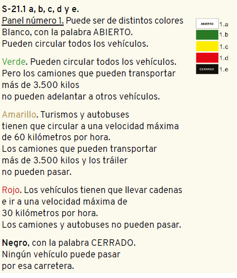 explicación tramo de montaña