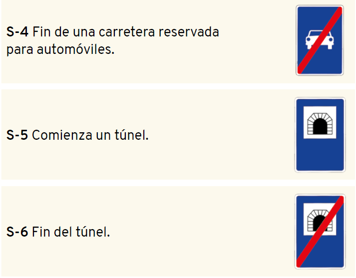 señal de fin tunel