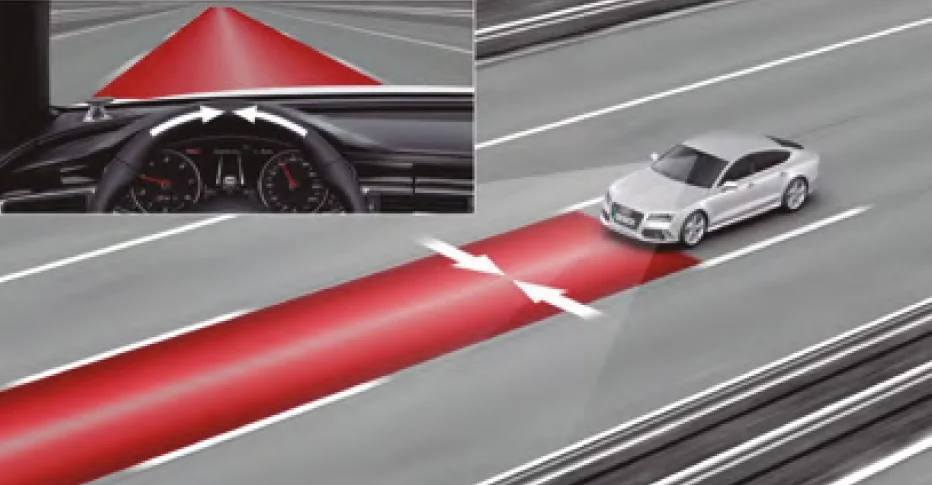 detector salida de carril