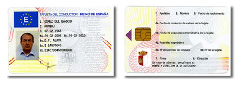 tarjeta de conductor