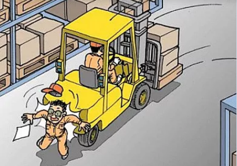 atropello carretilla