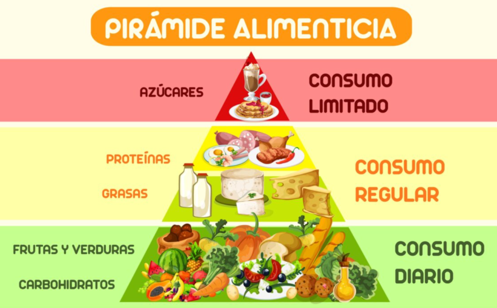 pirámide nutricional