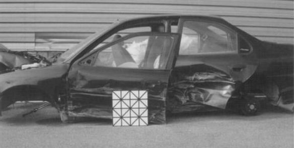fotografía de vehículo accidentado